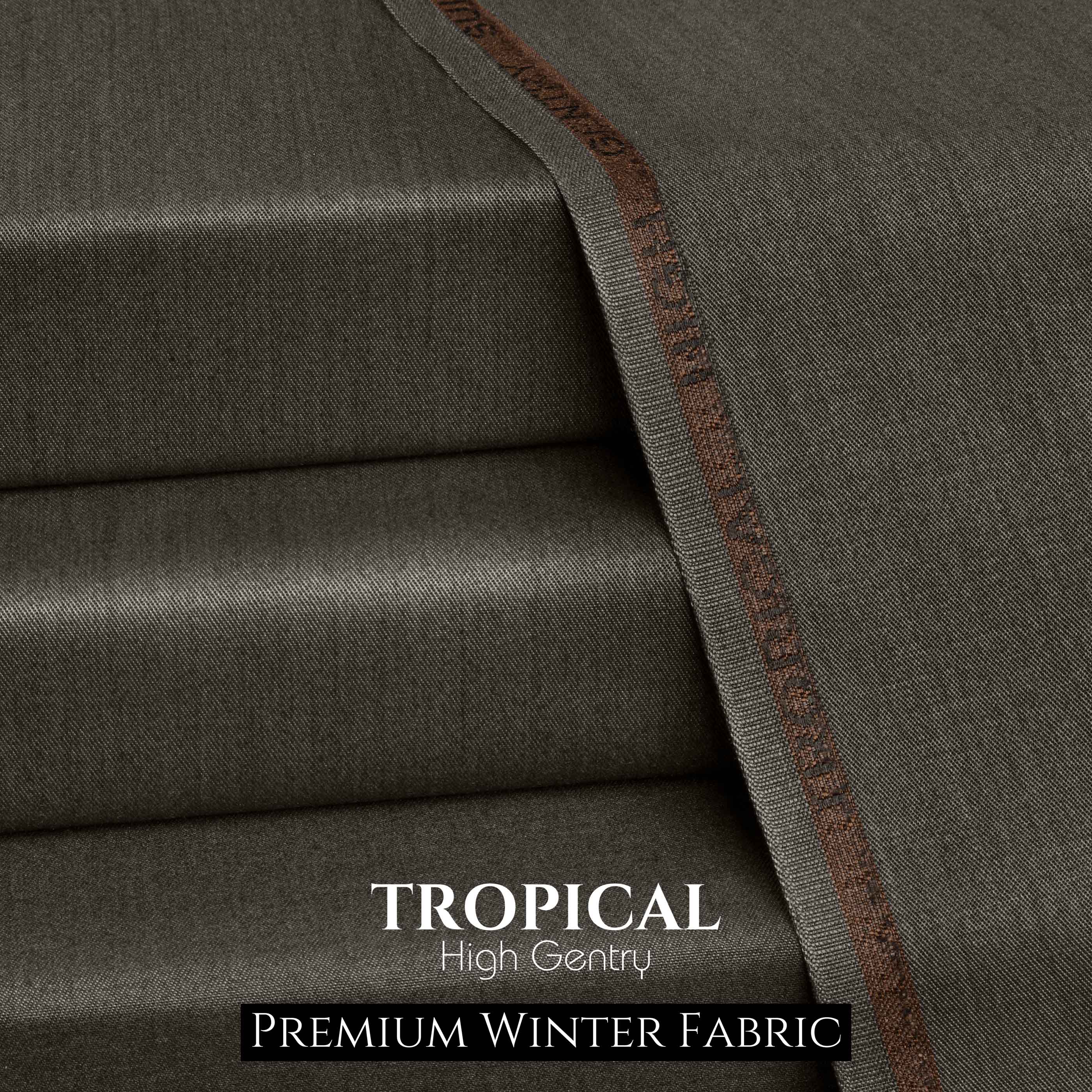 Tropical High Gentry - Wood Brown - Premium Winter Fabric