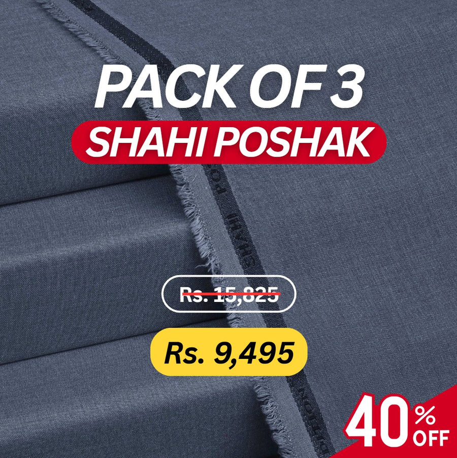 Bundle Pack of Any 3 Shahi Poshak (Flat 40% Off)
