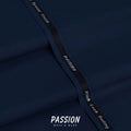 Navy Blue Passion wash & wear unstitched fabric, 4 metres – Faateh
