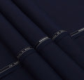Royal Blue Passion wash & wear unstitched fabric, 4 metres – Faateh