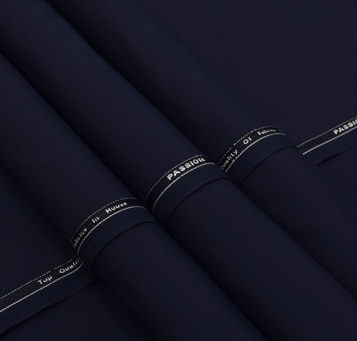 Royal Blue Passion wash & wear unstitched fabric, 4 metres – Faateh