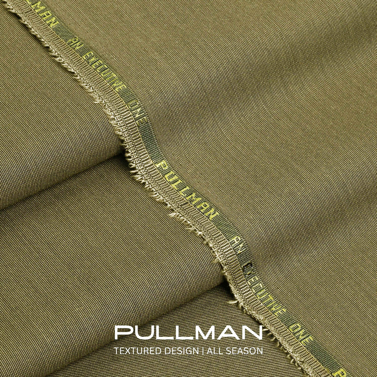Army Green – Pull Man – Self-Textured Wash & Wear