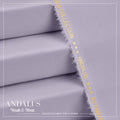 Mauve - Andalus - Wash & Wear Fabric - Faateh Store