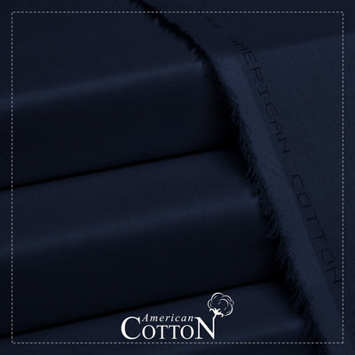 Navy Blue - American Cotton - Soft