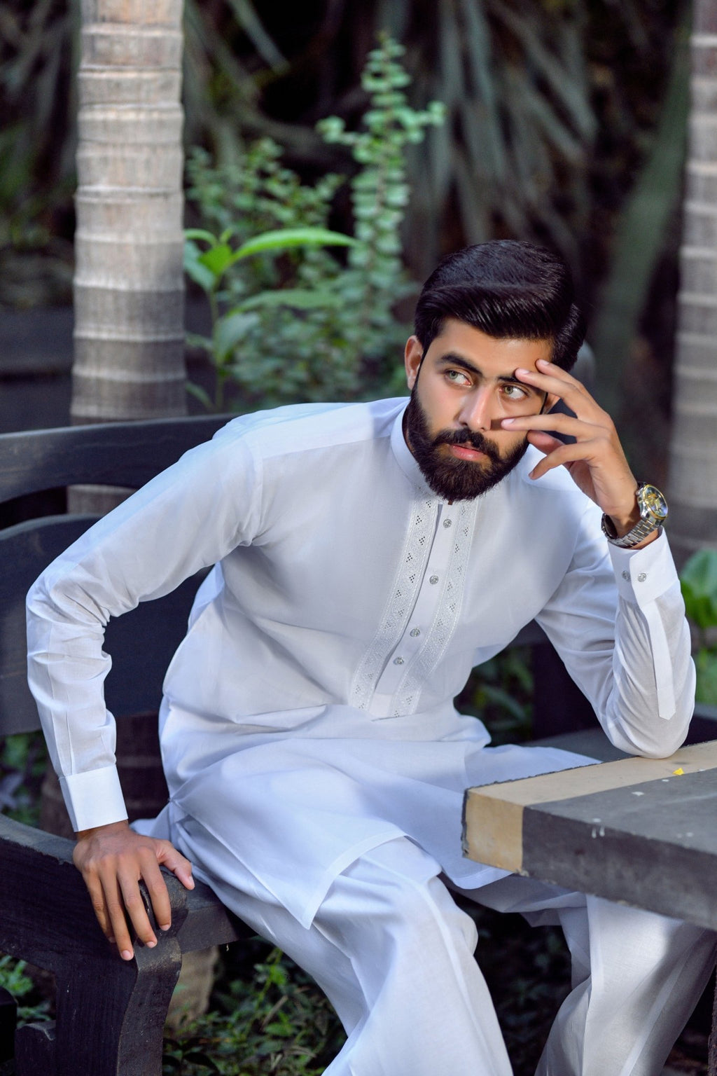 RAEES - Unstitched Embroidered Collection D-2 - Faateh Store