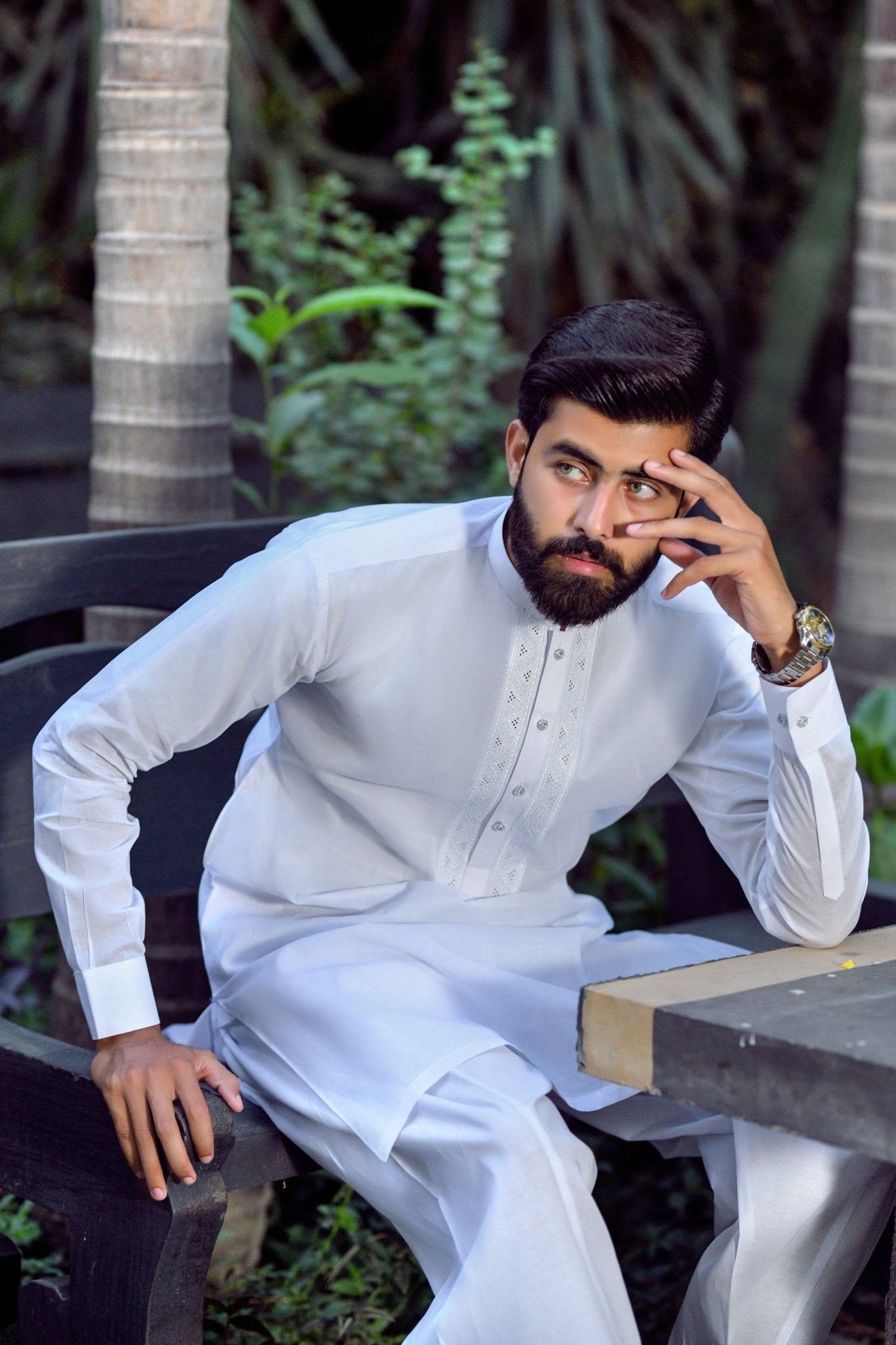 RAEES - Unstitched Embroidered Collection D-2 - Faateh Store