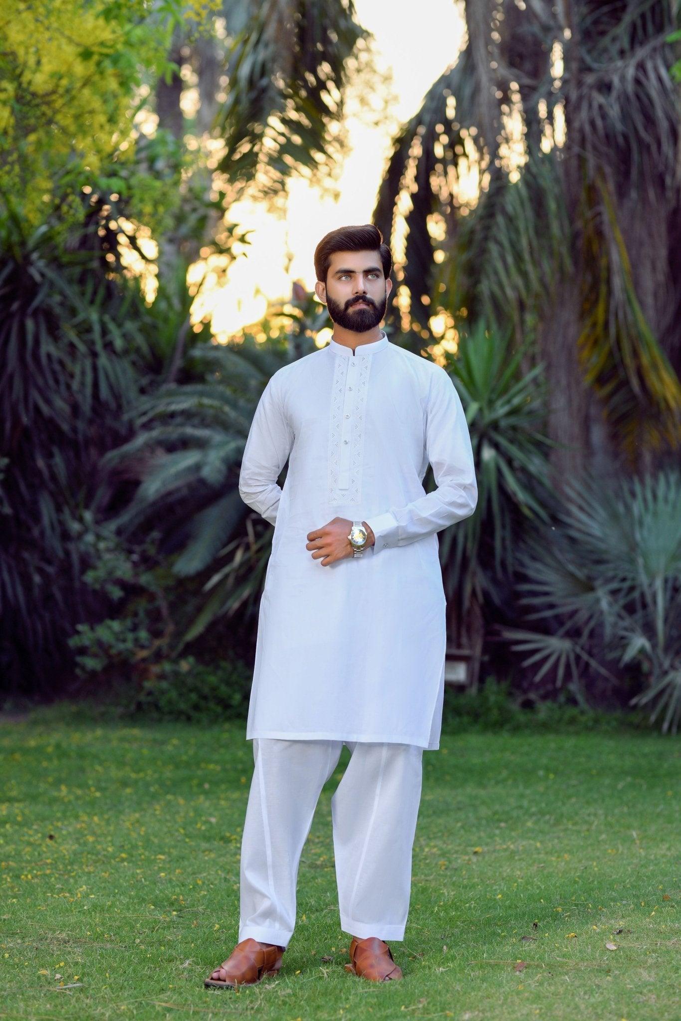RAEES - Unstitched Embroidered Collection D-2 - Faateh Store