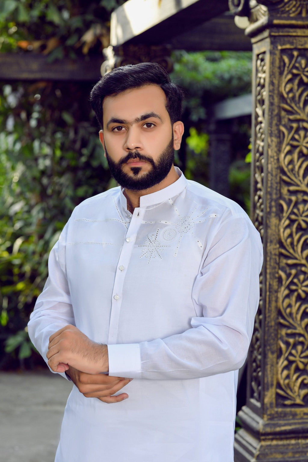 RAEES - Unstitched Embroidered Collection D-3 - Faateh Store