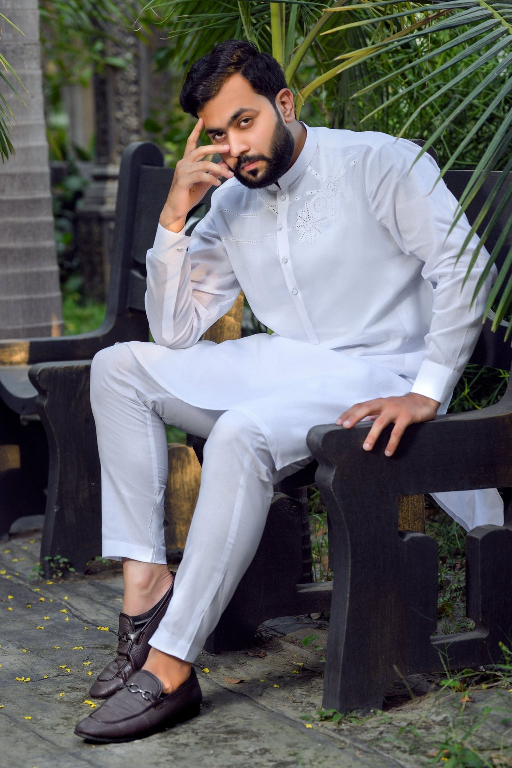 RAEES - Unstitched Embroidered Collection D-3 - Faateh Store