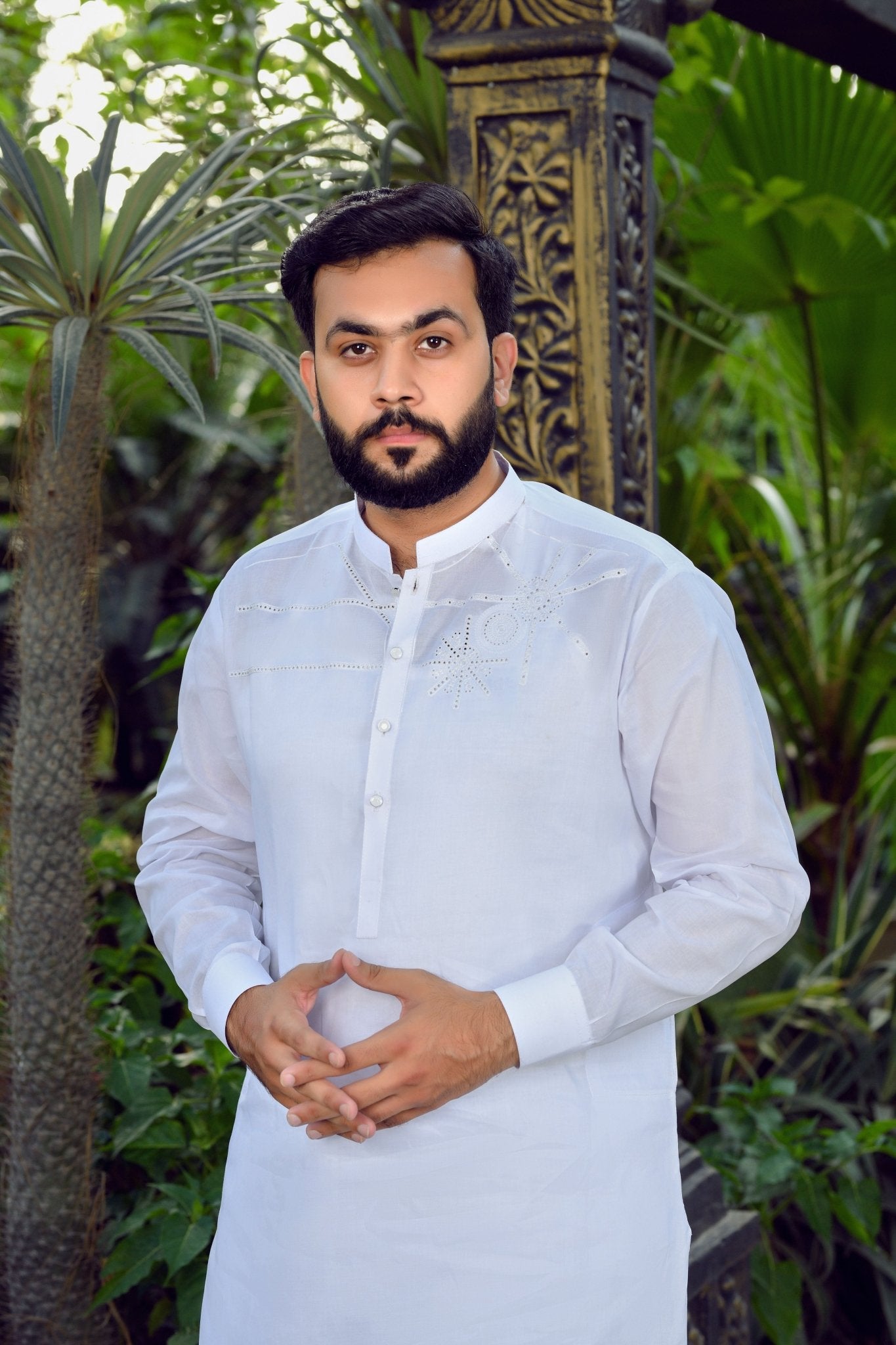 RAEES - Unstitched Embroidered Collection D-3 - Faateh Store