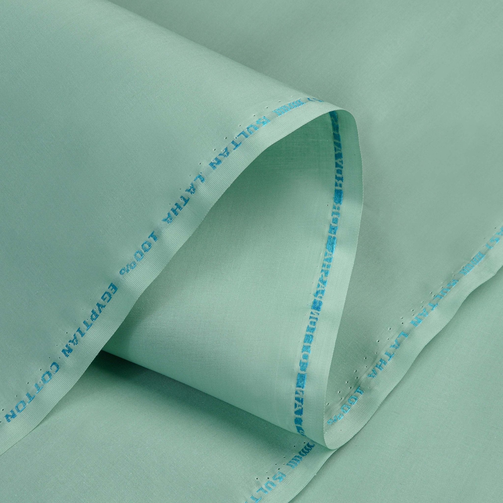 Sultan Latha (Hard) - Made from Egyptian Cotton - Lite Green - Faateh Store
