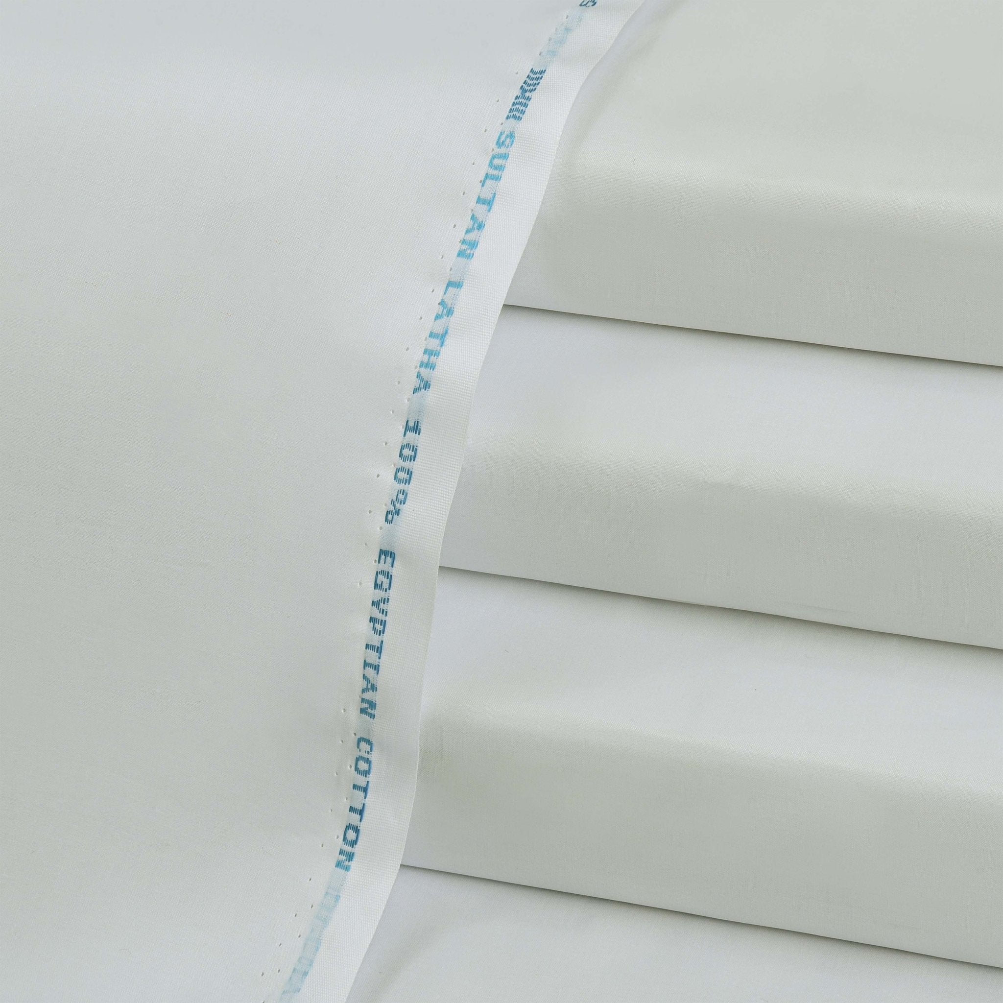 Sultan Latha (Hard) - Made from Egyptian Cotton - Off White - Faateh Store