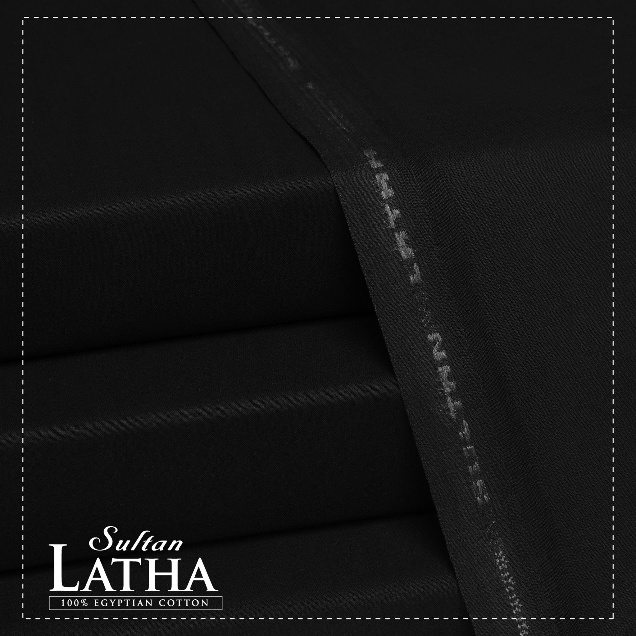 Sultan Latha - Soft - Black - Faateh Store