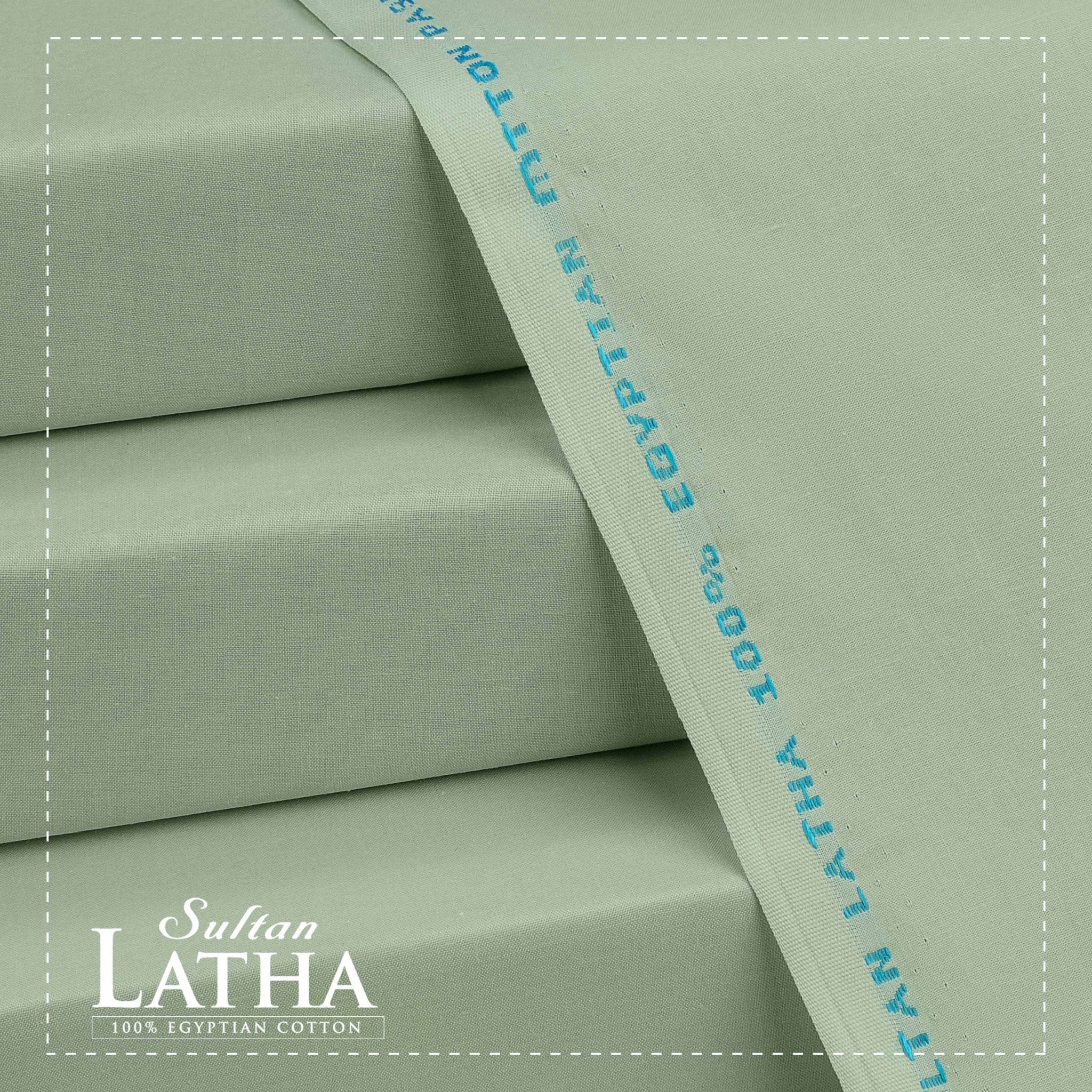 Sultan Latha - Soft - Tea Green - Faateh Store