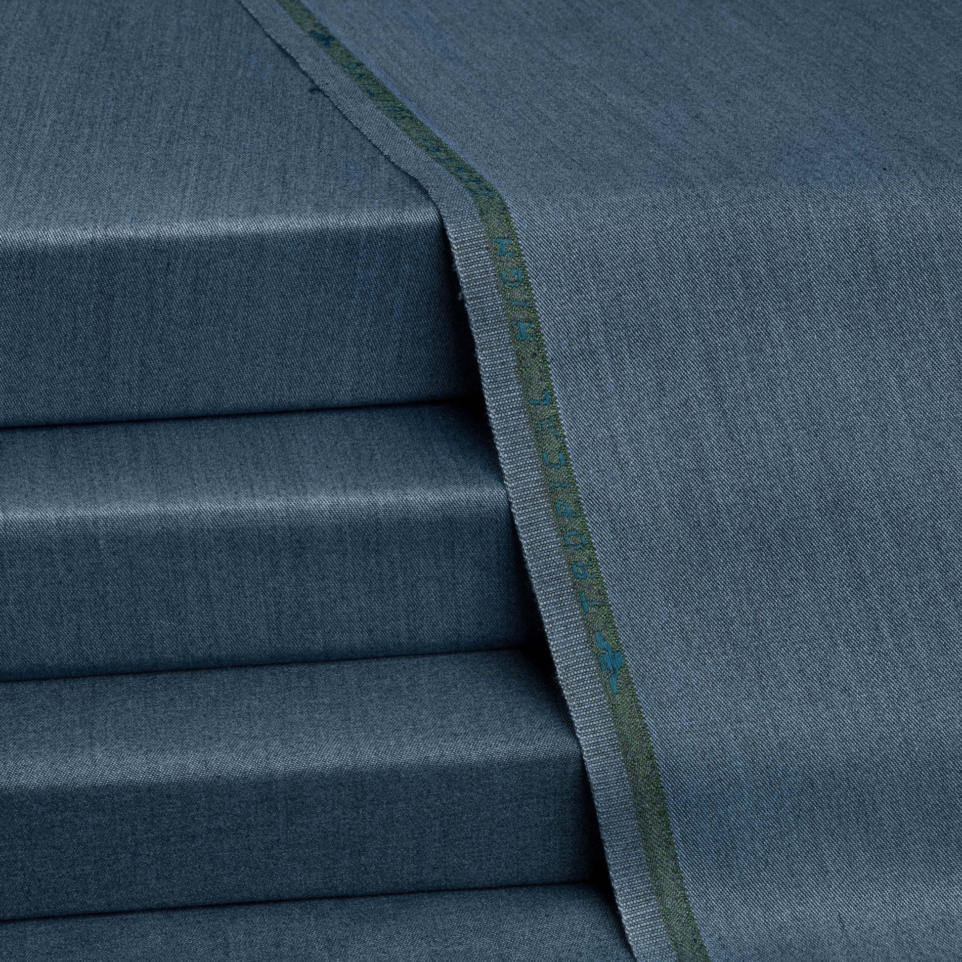 Tropical High Gentry - Deep Blue - Premium Winter Fabric - Faateh Store