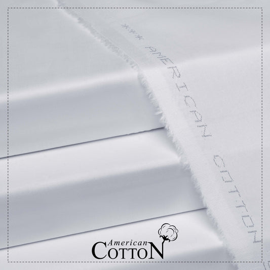 White- American Pima Cotton - Soft - Faateh Store